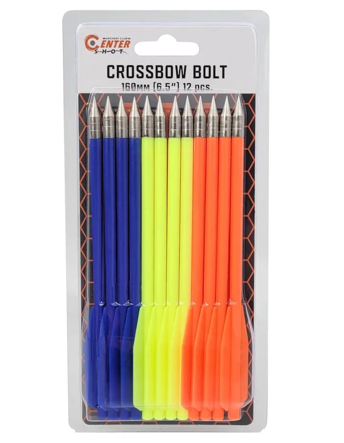 Дротики для арбалета-пистолета 3 цвета 12 шт пластик