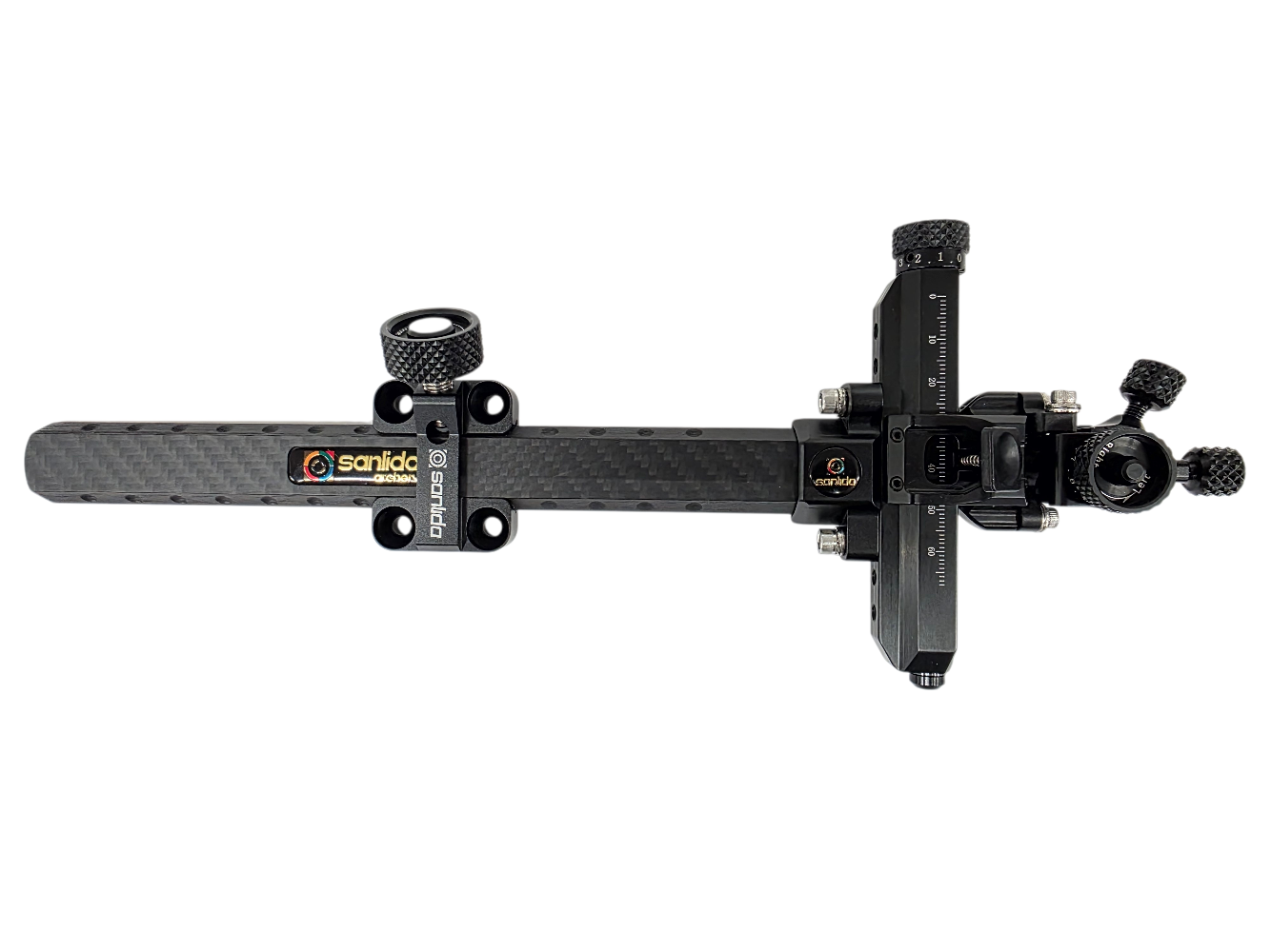 Спортивный прицел для блочного лука Sanlida Carbon X10 9" v3