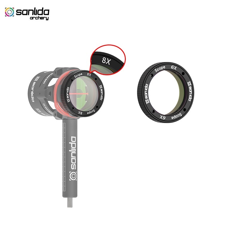 Линза для скопа Sanlida X10 1.0 8x