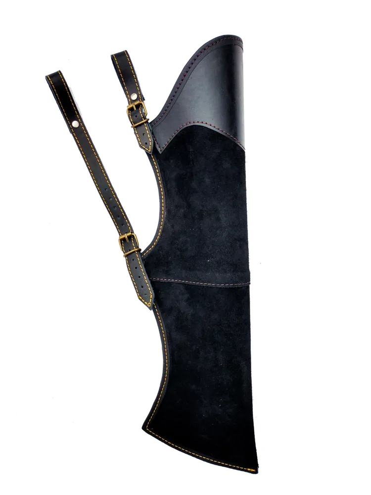 фото Колчан для стрел поясной Ярга  натуральна замша Колчан для стрел поясной Ярга  натуральна замша