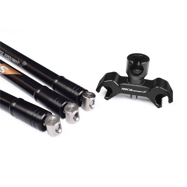 Тройник системы стабилизации Nika Archery QD (с быстросъемником)
