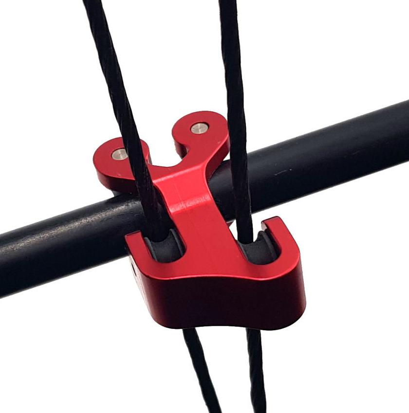 Роликовый бегунок универсальный красный