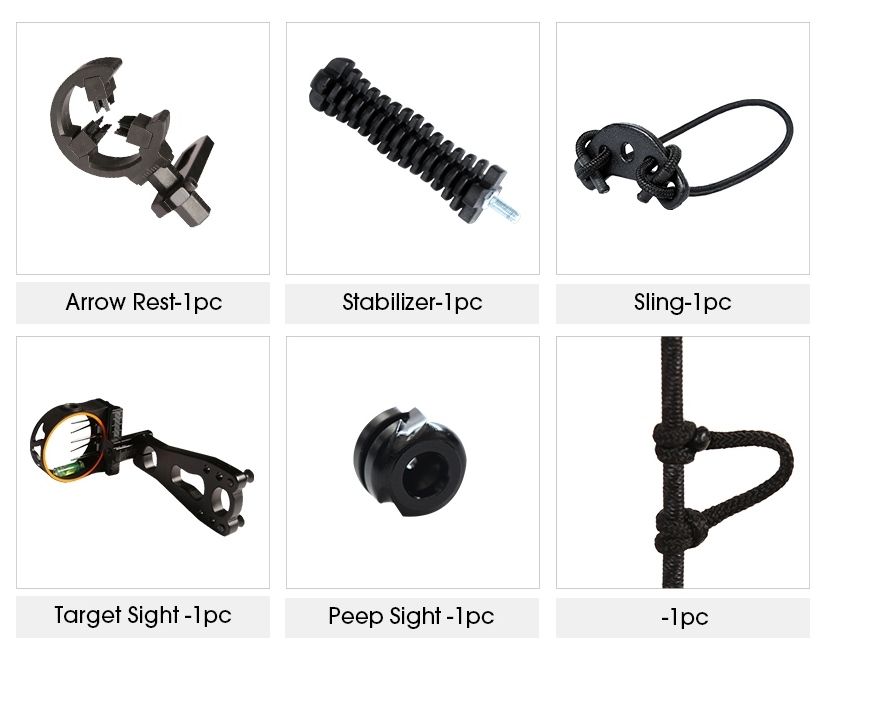 товар Набор аксессуаров для блочного лука Sanlida