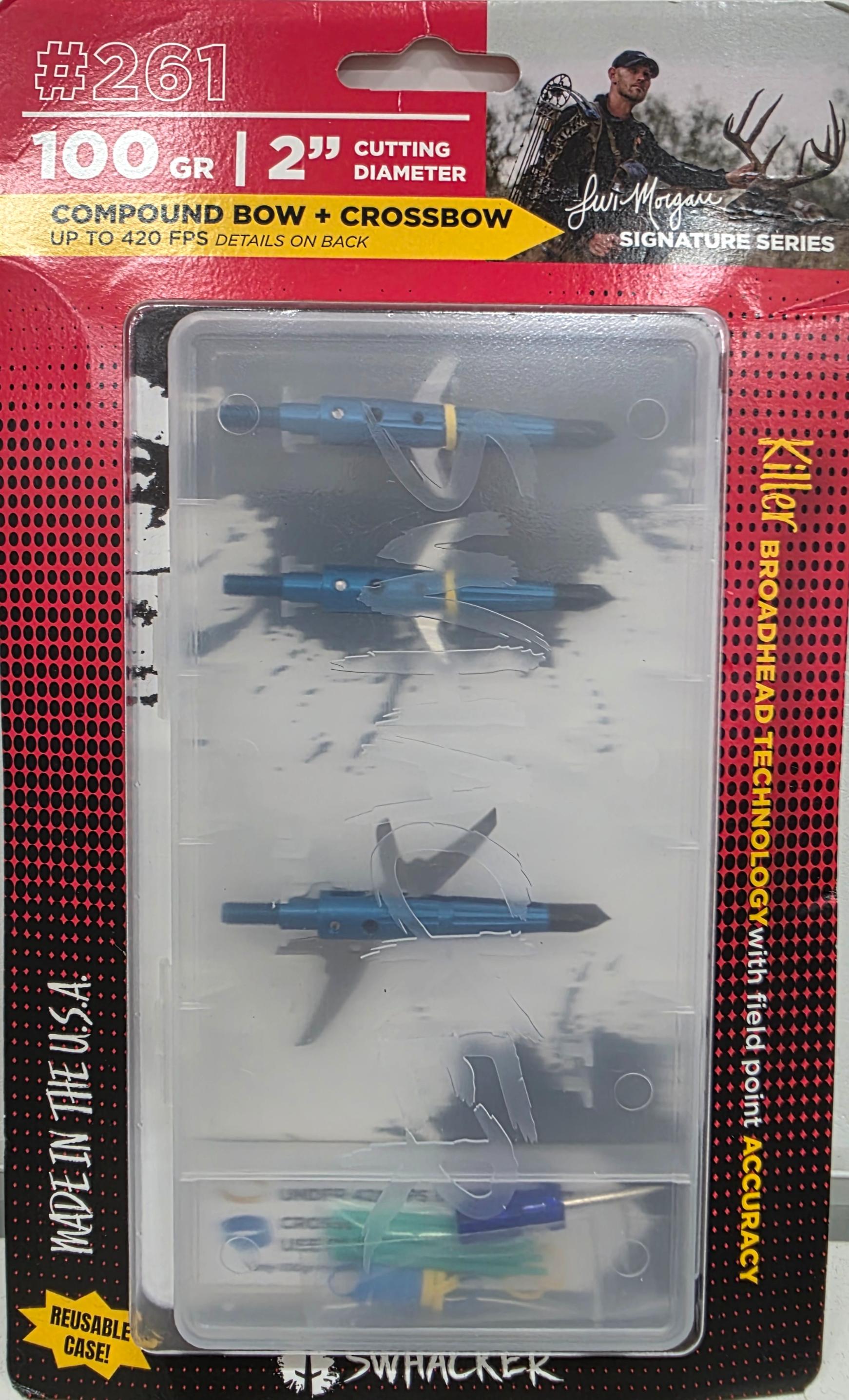 Наконечник охотничий Swhacker 261 Levi Morgan 100 grn 3 шт