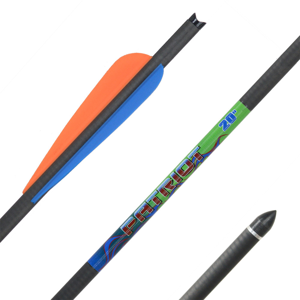 Стрела арбалетная Patriot карбон 20