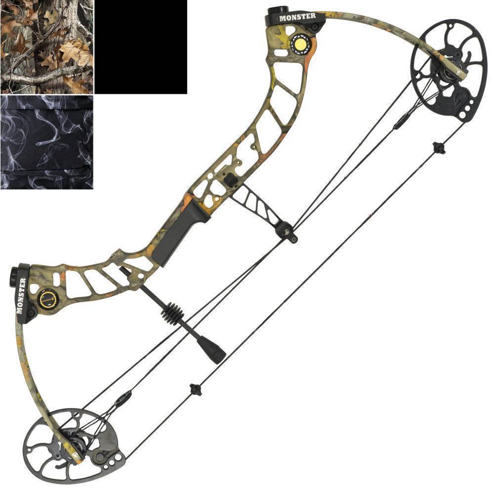 Лук блочный BowMaster Monster Камуфляж Без комплектации  Лук блочный BowMaster Monster Камуфляж Без комплектации