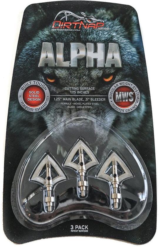 Наконечник охотничий DirtNap Gear Alpha 3 шт.