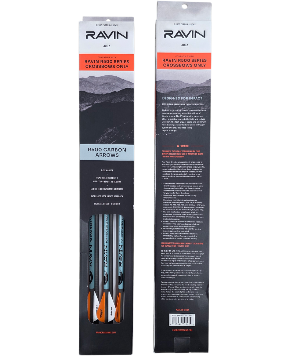 Стрела арбалетная карбоновая Ravin R500 (.003) 6 шт