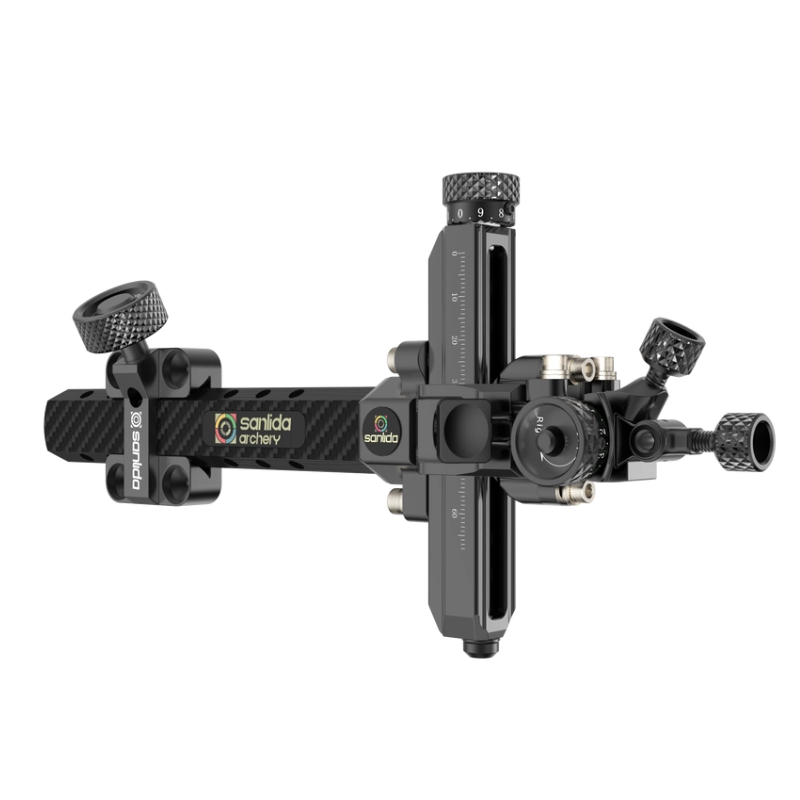 Спортивный прицел для блочного лука Sanlida Carbon X10 6" v3
