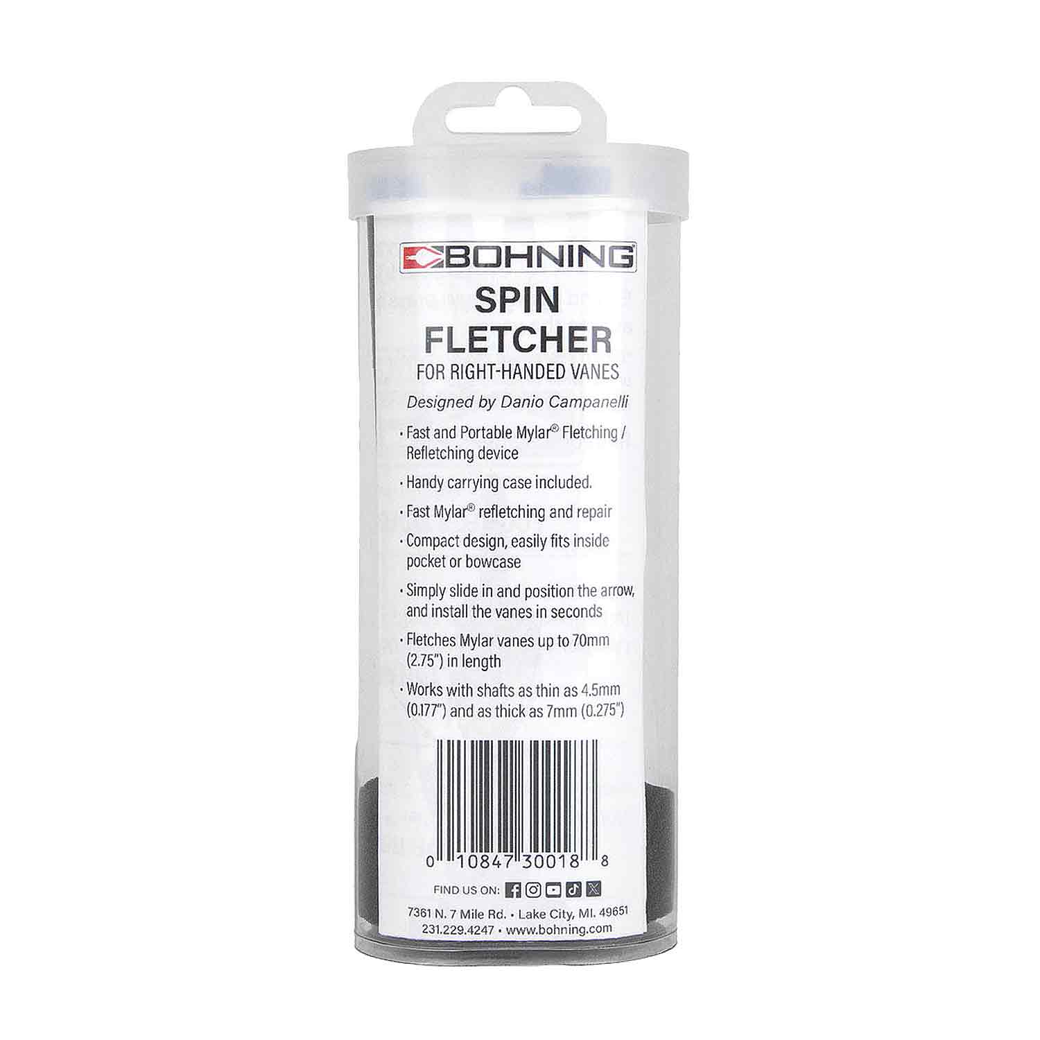 Пероклейка для стрел Bohning Spin Fletcher