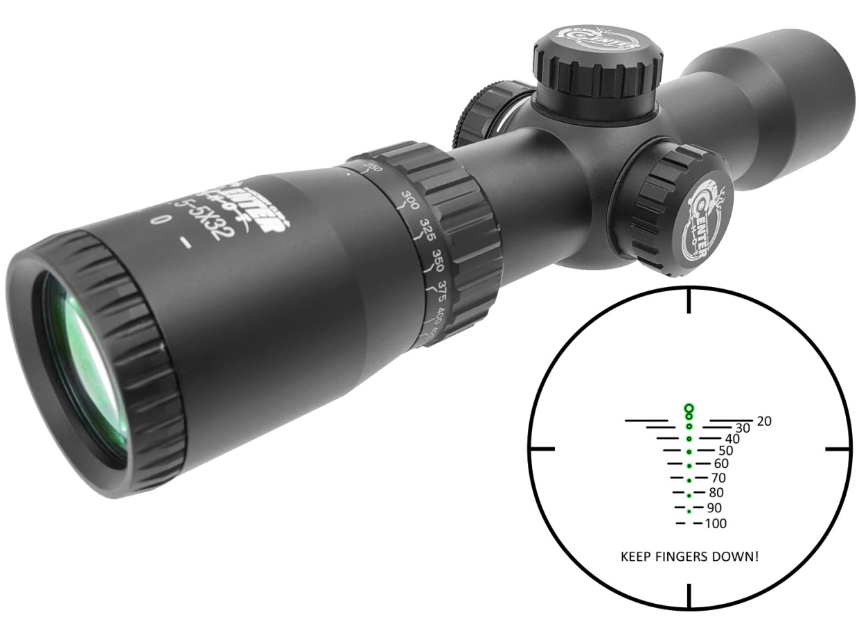 товар Прицел для арбалета оптический профессиональный 1,5-5х32 BORNER
